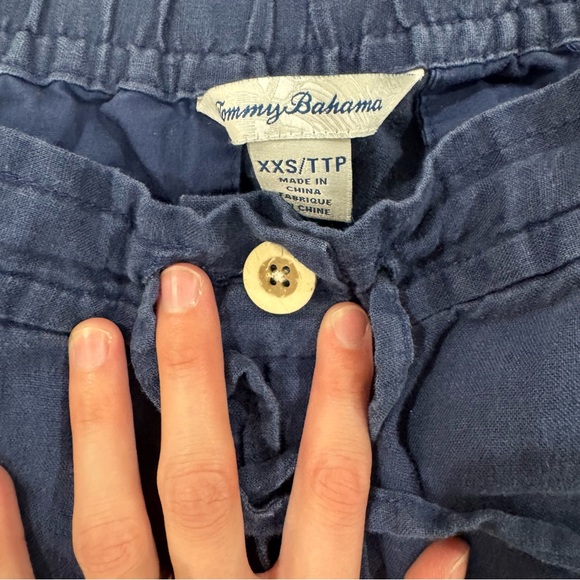Tommy‎ Bahama Blue Linen Pants - Picture 5 of 10